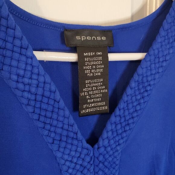 Spense Sleeveless Maxi Dress Soft and Stretchy Size Medium In Royal Blue - Picture 2 of 7